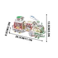 thumbnail image 3 of Vikszoy Car Toys Clearance! Kids DIY Doodle Puzzle Christmas Train Painting Set Stereo Puzzle Toys, 3 of 4