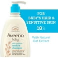 thumbnail image 3 of Aveeno Lightly Scented Baby Wash And Shampoo, Tear Free, 18 Oz, 3 of 7