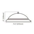 Dream Lighting 12volt LED Glass Ceiling Light Fixture for RV Trailer Motorhome Boat Interior