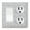 SZ-B-1PCS-7307, variant on Outlet Covers Silver Shiny Rhinestones Wall Plates Light Switch Cover Plate Decorative Wall Plate Single Toggle Outlets Covers Durable Switch Covers