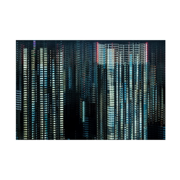 Trademark Fine Art Sasaki Makoto Tokyo Layers Canvas Wall Art