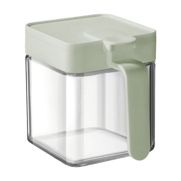 Frascos de vidrio para especias, organizador de cocina. Botella compacta para especias con tapa abatible y cierre hermético que mantiene las especias secas. Contenedor portátil para condimentos,