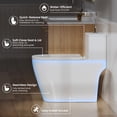 thumbnail image 6 of FBJ Modern Toilet 1.0/1.6 GPF Powerful Dual-Flush Elongated Toilet with Comfortable Chair Height, 6 of 10