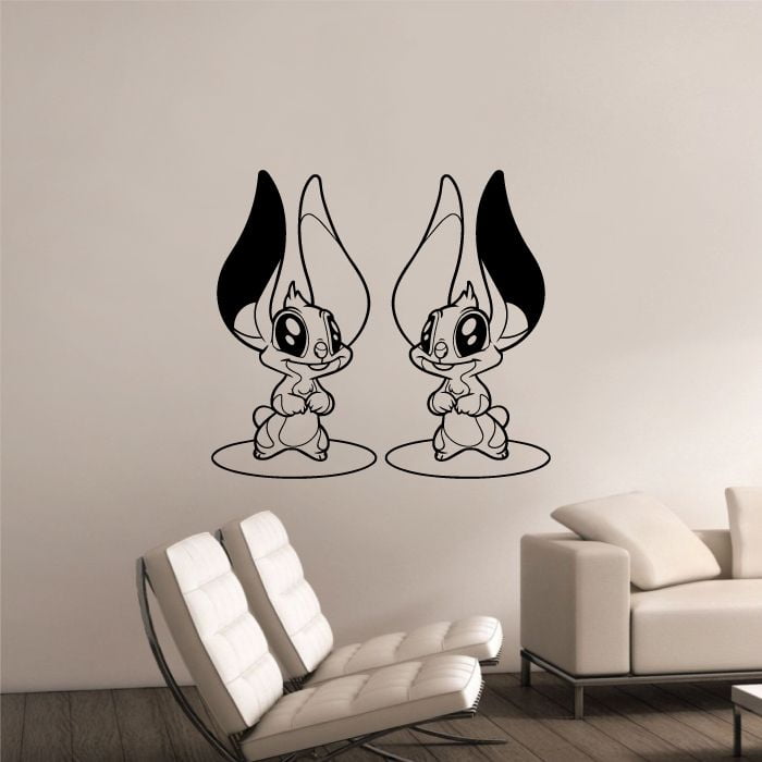 RoomMates Lilo & Stitch Giant Wall Peel & Stick Decals with Alphabet