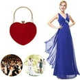 thumbnail image 6 of LinYooLi Heart Shape Evening Bag Party Clutch Handbag Chain Shoulder Bag, 6 of 6