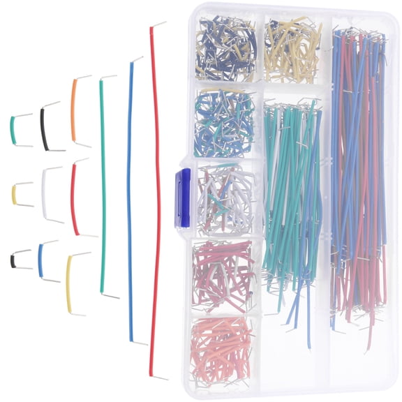 PTOOTP erless Breadboard Wires Assorted Color Copper Aluminum for Prototyping