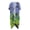 Tie Dye, variant on HELLHERO High Quality Fabrics Long Kimono Swimsuit Cover Up for Beach Flowy Free Size Beach Cover Up Colorful Pattern Tile
