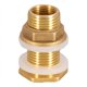 thumbnail image 5 of Conector de Mamparo de LatóN Macizo, 3 Juegos de Conector de Tanque de Agua de LatóN Macizo Macho de 3/8 Pulgadas Hembra de 1/2 Pulgada Roscado con Anillo, 5 of 5