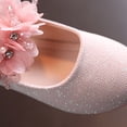 thumbnail image 5 of Viluyesy Big Girls Spring Summer Sandals - Rhinestone Flower Ballet Flats Soft Sole Dance Princess Dress Shoes Pink Size 6.5, 5 of 10
