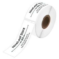 NineLeaf 1 Roll Compatible for DYMO 30320 1-1/8 in x 3-1/2 in Shipping Address Barcode Mailing Direct Thermal Labels, 260 Labels Per Roll
