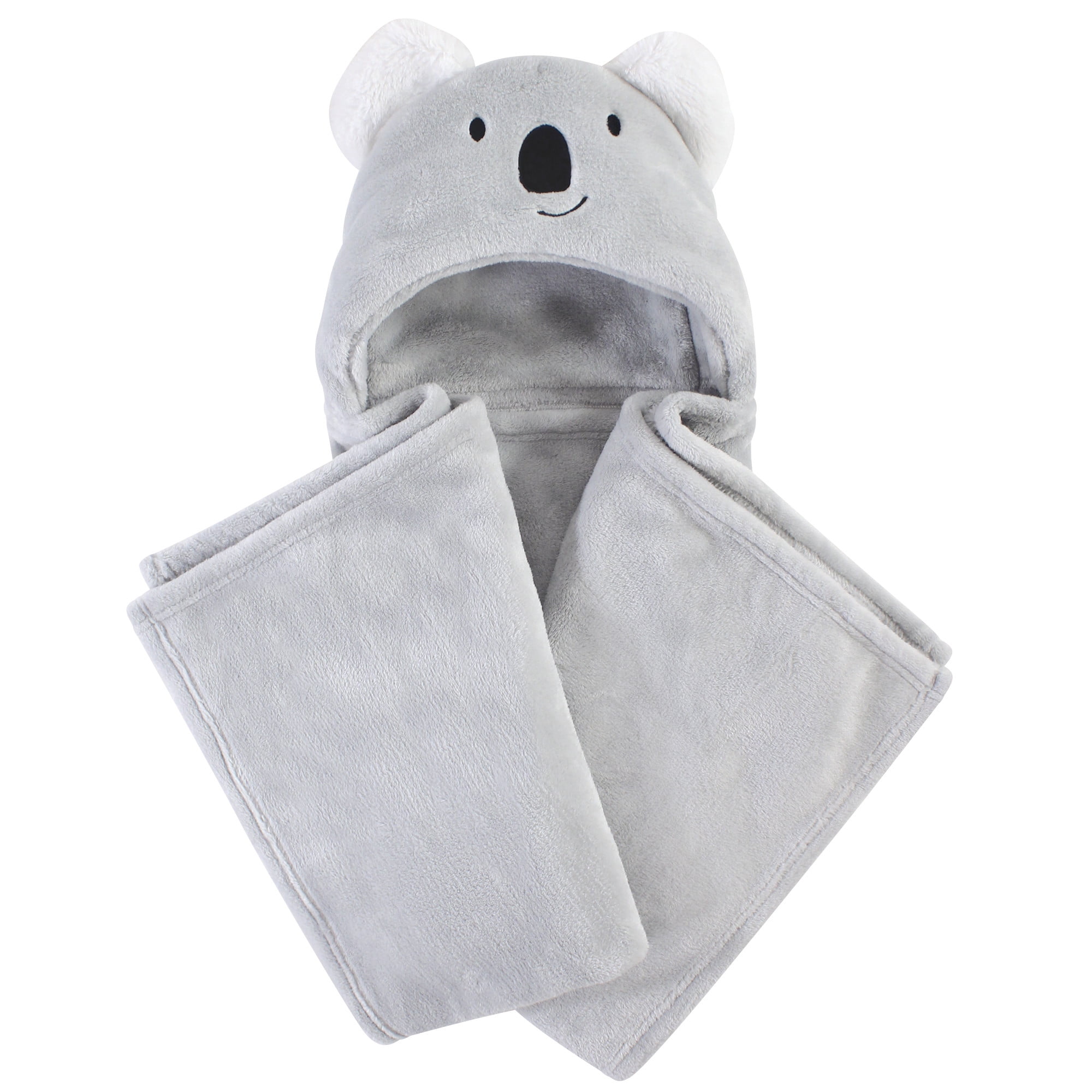 Hudson Baby Hooded Plush Blanket, Koala