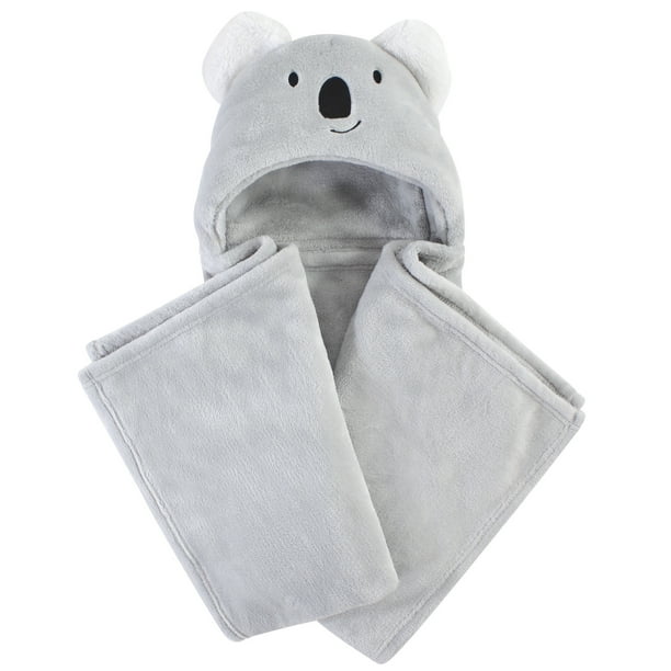 Hudson Baby Hooded Plush Blanket, Koala