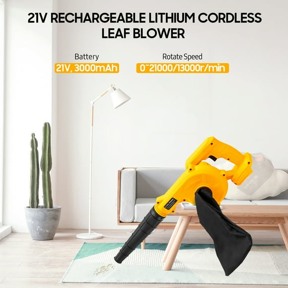 Blower Electric Blower Cordless Leaf Blower Large Power Industrial Small Dust Blowing Machine Handheld Powered Blowers for 21V Battery