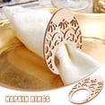 thumbnail image 3 of OFFIGAM Decorative Napkin Elegant Khaki Napkin Holders Synthetic Material 20 Pieces Tableware Accessories, 3 of 7