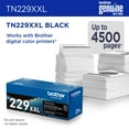thumbnail image 4 of Brother Genuine TN229XXLBK Super High Yield Black Toner Cartridge, 4 of 10