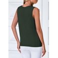 thumbnail image 2 of Chaleco sin mangas con botones PRETTYGARDEN verde militar XL, 2 of 8