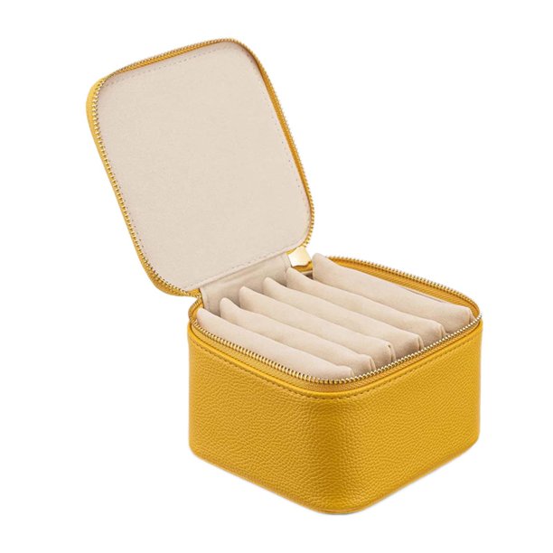 Caja de joyería de viaje para mujer, mini caja de regalo, embalaje, organizador de joyas, estuche para Oro
