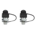 thumbnail image 1 of 2pcs Hydraulic Fittings 3 8 Quick Male Joint High Pressure Oil Joint, 1 of 9