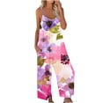 thumbnail image 2 of BEFOKA Pantalons Grande Taille pour Femmes, Pantalons d'Été en Solde pour Femmes, Combinaison Décontractée Imprimée pour Femmes, 2 of 5