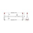 thumbnail image 2 of Weather Guard Ladder Rack 205-3 Gutter Mount; Multi-Fit; 16 Inch Height; Set Of 2; Powder Coated; White; Steel, 2 of 4