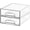 Clear-2.2 In Tall, variant on SENYUM Upgrade Clear Stackable Storage Drawers,4.4'' Tall Acrylic Drawer Containers for Organizing,Bathroom Organizers and Storage Bin Box,Plastic Makeup,Medicine Organizer Bins for Cabinet,Undersink