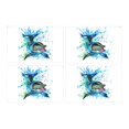 thumbnail image 2 of MKHERT Cute Dolphin Splash Watercolor Background Placemats Table Mats for Dining Room Kitchen Table Decoration 12x18 inch,Set of 4, 2 of 4