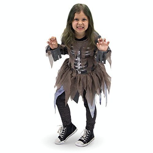 Hungry Zombie Children's Halloween Costume - Scary Costumes for Girls ...