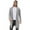 Light Grey, variant on COOFANDY Men's Long Hooded Cardigan Shawl Collar Lightweight Open Front Drape Cape Overcoat with Pockets