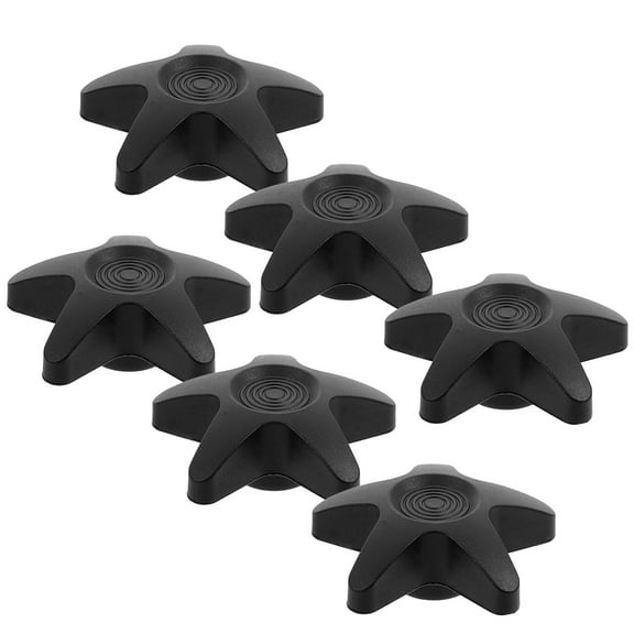 SOPOTUTU 6-Pack Black Wheelchair Tightening Knobs Replacement, Durable and Versatile, Compatible with Multiple Wheelchair Models