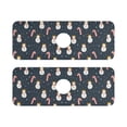 thumbnail image 7 of Yayeee Faucet Mat for Kitchen Sink 14.7" Diatomite Long Splash Guard Pad, Playful Winter, 2 Pack, 7 of 7