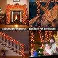 thumbnail image 6 of Thanksgiving String Lights, Thanksgiving Pumpkin Lights Decorations Maple Fall String Lights, Niyattn 2 Pack Thanksgiving Fall Lights 5 ft 10 Led Waterproof, 6 of 6