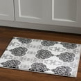 thumbnail image 4 of Linon Home Decor Elegance Area Rug Collection, Gray and Ivory, 5' x 7'3", 4 of 6