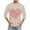 Beige, variant on HaoXianJian Mens Valentines Day Shirts Print Outfits Alphabet Love Tops 3/4 Sleeve Tees Tops Casual Valentines Gifts Plus Size 2X 3X 5X