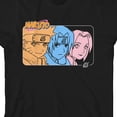 thumbnail image 7 of Naruto Classic One Color Headshots Crew Neck Short Sleeve Youth Black T-shirt-Small, 7 of 7