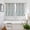 Brown, variant on Wood Grain Kitchen Curtains Window Panels, Vintage Geometric Wooden Planks Brown Green Insulated Window Treatment Curtain, Grommet Curtains for Bedroom/Living Room/Bathroom, 2 Piece 52"Wx45"L