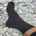 thumbnail image 4 of Men’s Dress and Trouser Socks – Premium Bamboo, Odor Free and Breathable, Crew Socks Bienvenido, 4 of 5