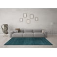 thumbnail image 3 of Ahgly Company Indoor Rectangle Abstract Light Blue Modern Area Rugs, 7' x 10', 3 of 4