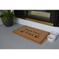 thumbnail image 4 of Imports Decor 597PVC 30 x 18 x 0.5 in. Wipe Your Paws Mat - Brown & Grey, 4 of 5