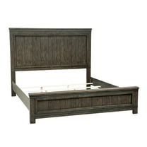 Thornwood Hills Dark Gray King Panel Bed