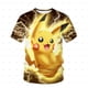 thumbnail image 2 of Novedad de verano, camiseta de cuello redondo 3d para niños y niñas, camiseta de manga corta de Anime japonés Pikachu Cool para niños 20233XL heqiyong CONDUJO, 2 of 2