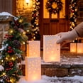 thumbnail image 4 of Orangide Luminaria Bags 10 Pcs Hollow Paper Luminary for Christmas Thanksgiving Wedding Outdoor Pathway Driveway Holiday Decor, 4 of 6