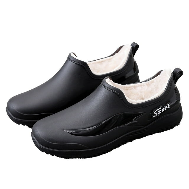 Kitchen Shoes For Chef Men's Waterproof Chef Clogs, Non-Slip Safety Work Shoes, Oil Resistant Anti-Fatigue Professional Footwear For Restaurant Hospitality