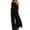 Black, variant on Plus Size Summer Outfits For Women Square Neck Sleeveless Tank Tops Drawstring Wide Leg Pants With Pockets (XL, Light Blue)