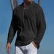 thumbnail image 2 of Hombres Casual Solid Pullover Algodón Lino Corbata Bolsillo Con Capucha Manga Larga Tops Blusa Pompotops oipoqjl38637, 2 of 5