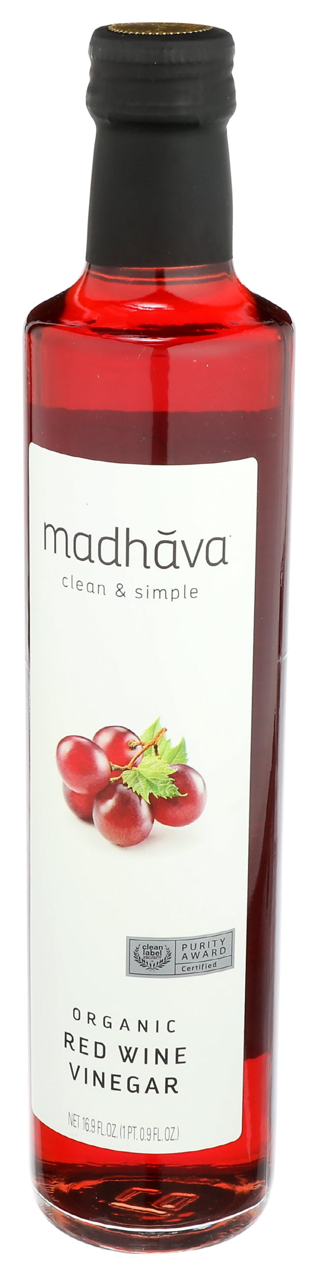(Pack of 6), Madhava Organic Red Wine Vinegar, 500 ml