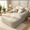 Camel, variant on CARZZI LIFE 65'' Chaise Lounge Chair Indoor, Gray Plush Corduroy Cloud Couch, Fluffy Oversized Sofa Bed for Bedroom Living Room, Comfy Boneless Reading Longue Chair Sleeper Sofa No Assembly