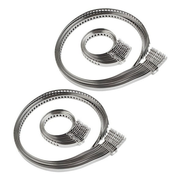 20Sets Universal Adjustable Axle CV Joint Boot Crimp Clamps Large & Small Kits