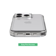 onn Protective Gel Phone Case for iPhone 16 Pro - Clear