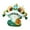 Green, variant on Esquirla 2025 Chinese New Year Snake Statue Ornament Art Photo Props Self Adhesives Gift Resin Figurine Animal Sculpture for Bookshelf Gold