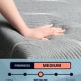 thumbnail image 5 of 11 Inch Memory Foam Mattress Queen Size - Breathable Charcoal Cover & Comfort Cooling Relaxes Muscles And Enhances Relaxation, 5 of 6